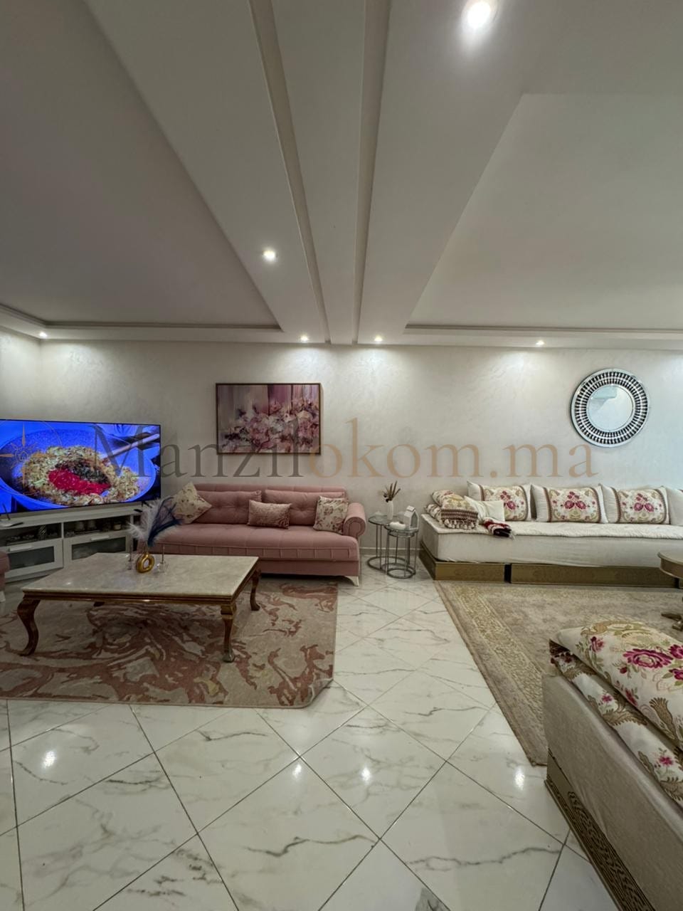 Appartement 130 m² – 3 chambres ensoleillé Harhoura